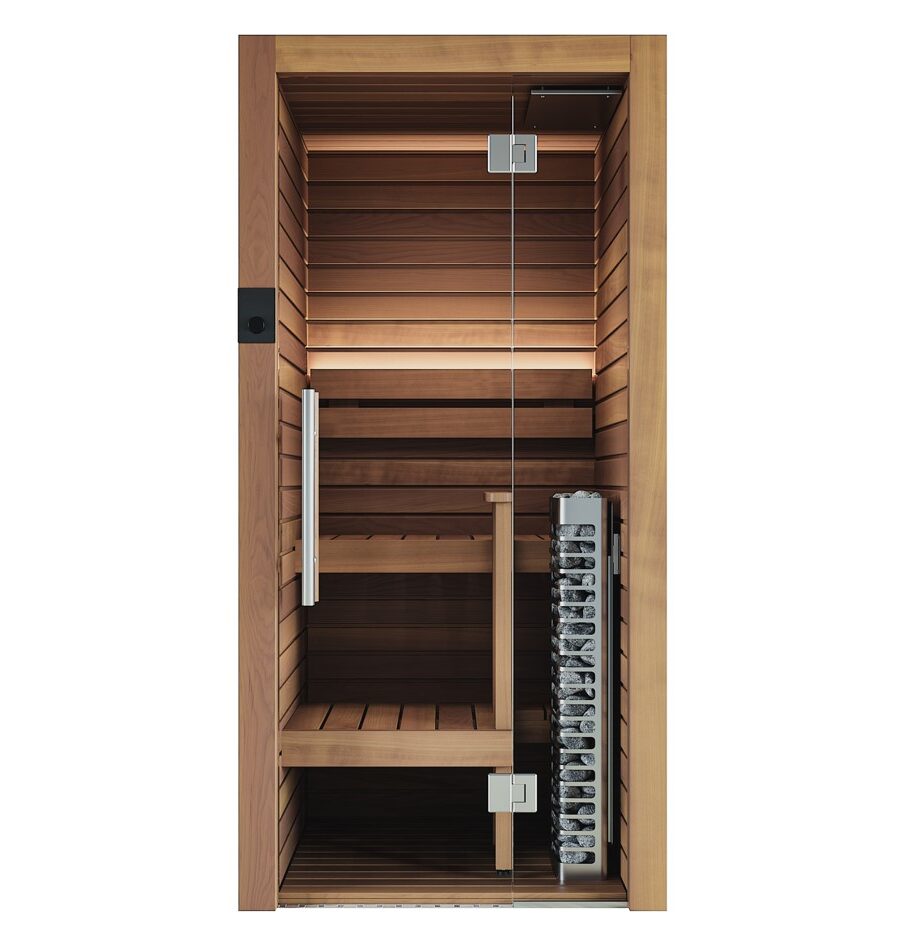 Auroom Cala Glass Mini Cabin Sauna Kit