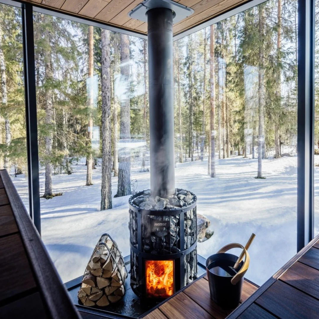 Harvia Legend 240 GreenFlame Wood Burning Sauna Stove