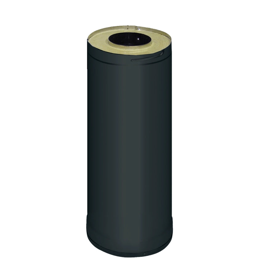 Harvia WHP500M - Sauna Wood Stove Chimney Extension, 500mm, Black Steel
