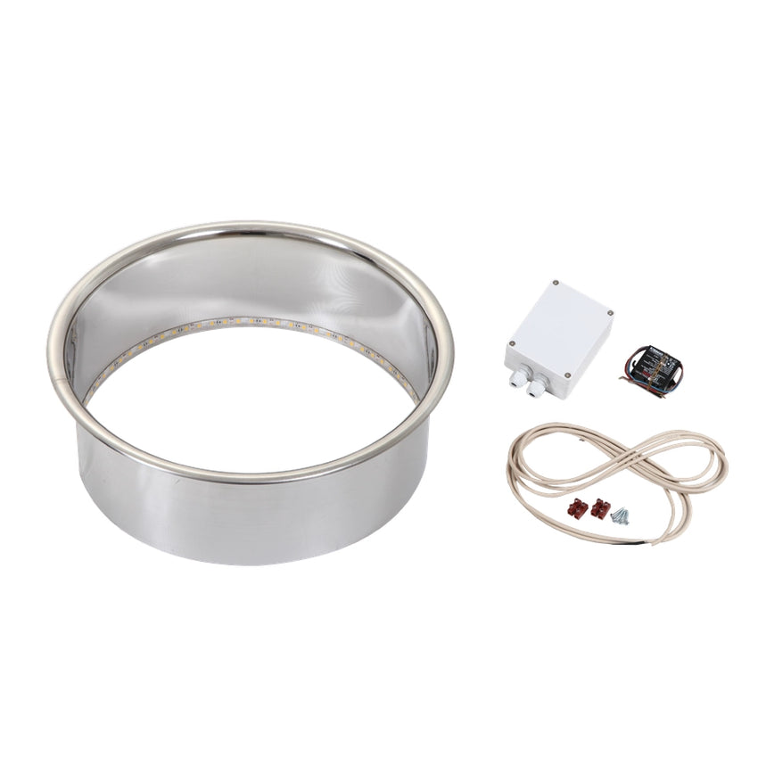 Harvia HPCU7L - Embedding Flange w/ LED-Lighting for Cilindro Half Series 10.5KW Sauna Heater