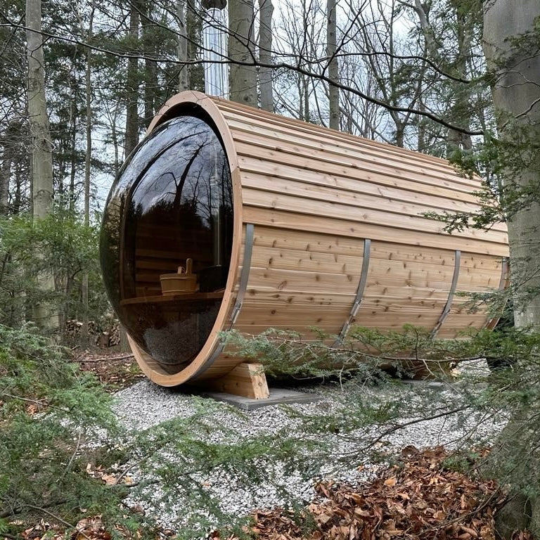 Panoramic Barrel Sauna