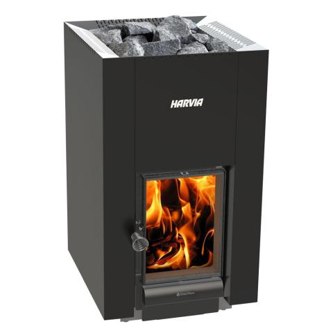 Harvia Linear 22 GreenFlame Wood Sauna Stove