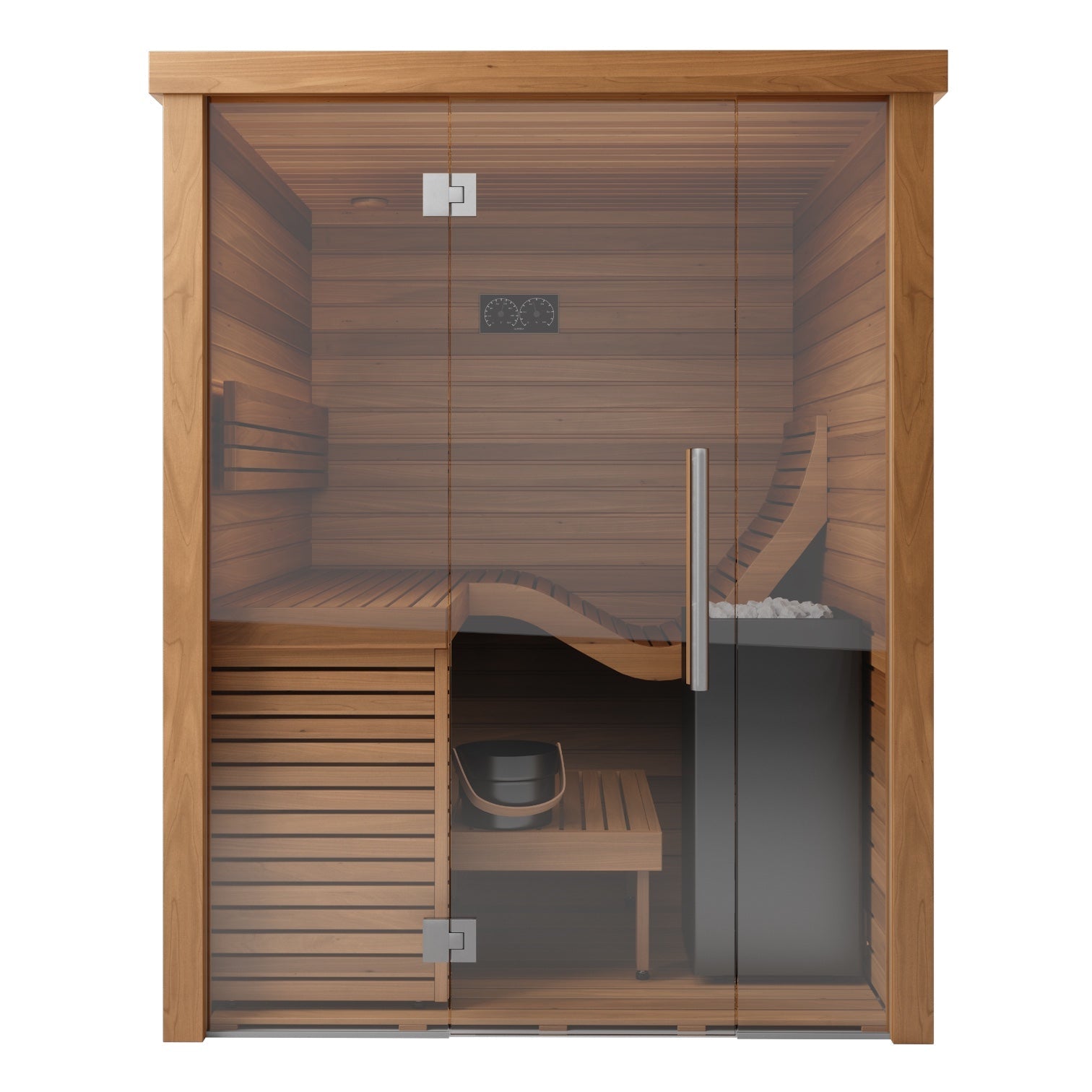 Auroom Baia Glass Indoor Cabin Sauna Kit