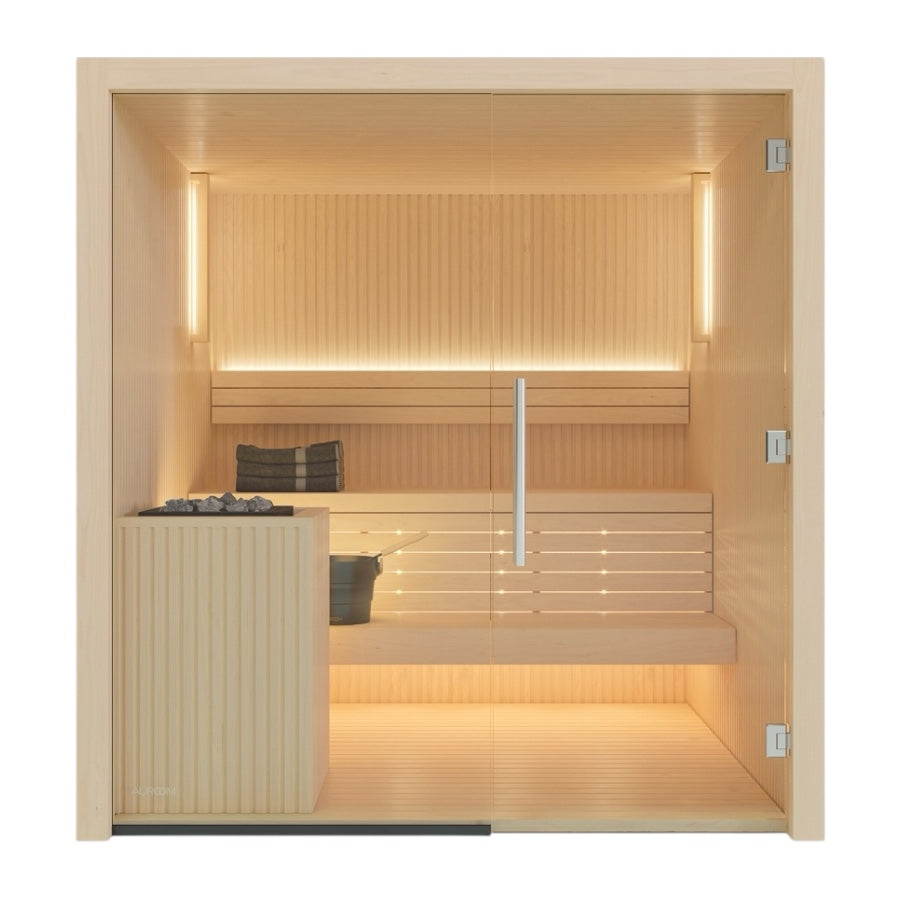 Auroom Libera Glass Indoor Cabin Sauna Kit