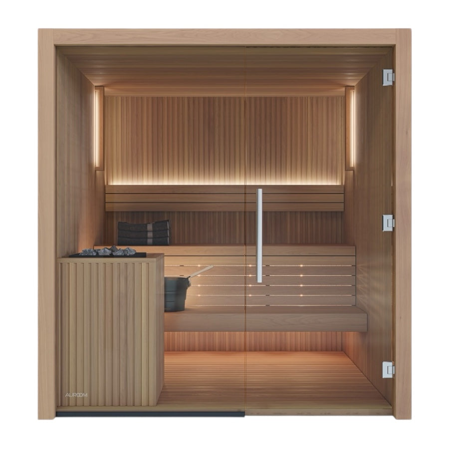 Auroom Libera Glass Indoor Cabin Sauna Kit