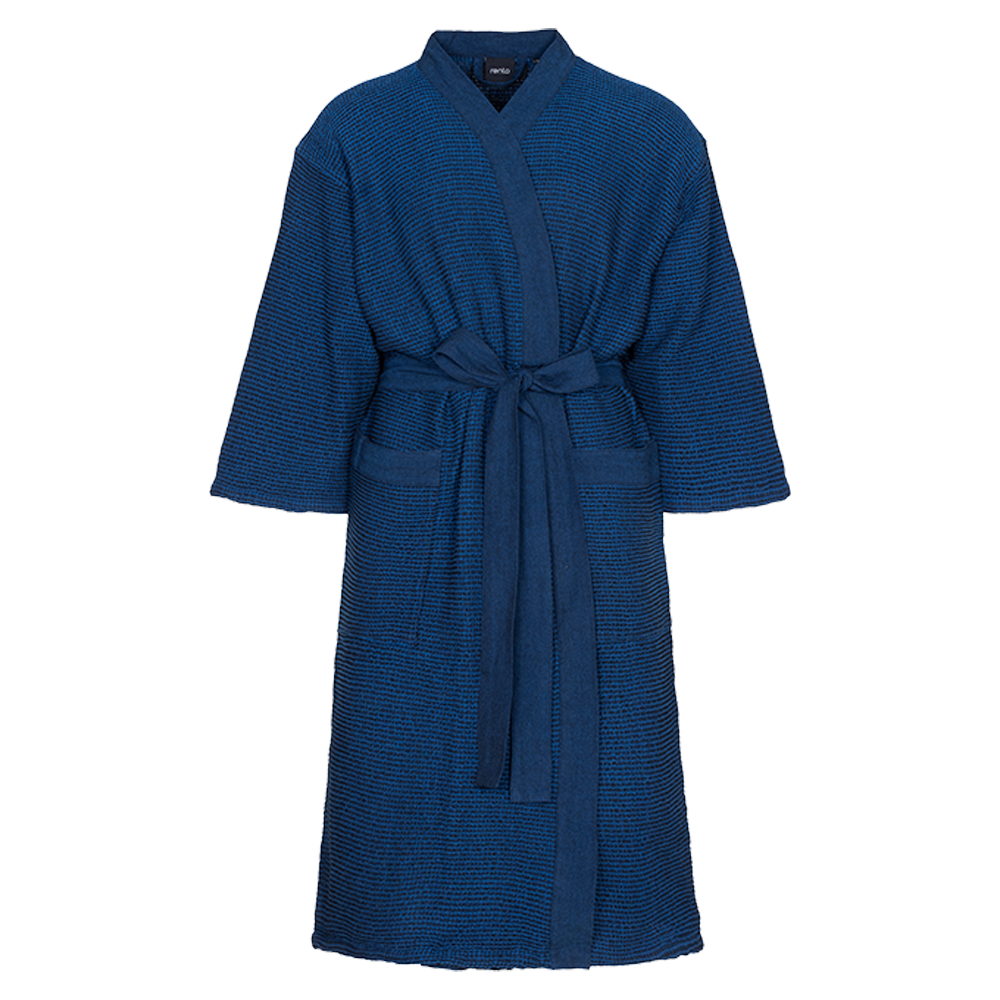 Rento Kenno Bathrobe, Dark Blue