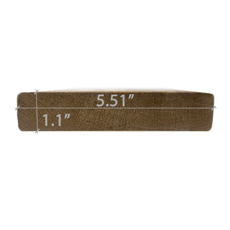 Premium Thermo-Aspen 2x6 S4SEE SHP Sauna Bench Material