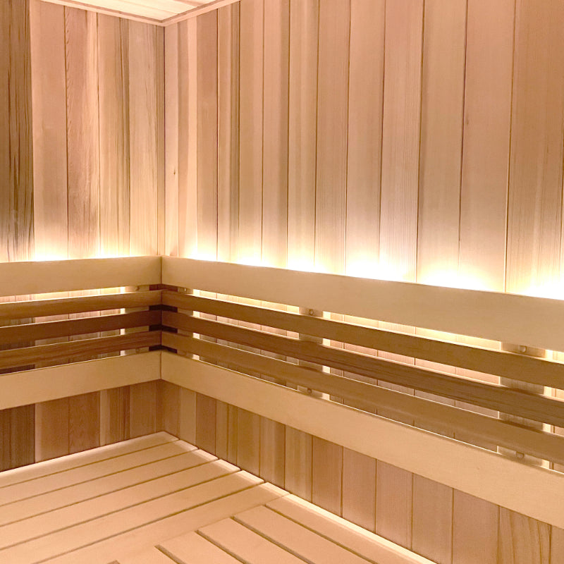 Clear Cedar 1X4 VG T&G V2E Sauna Wall Cladding