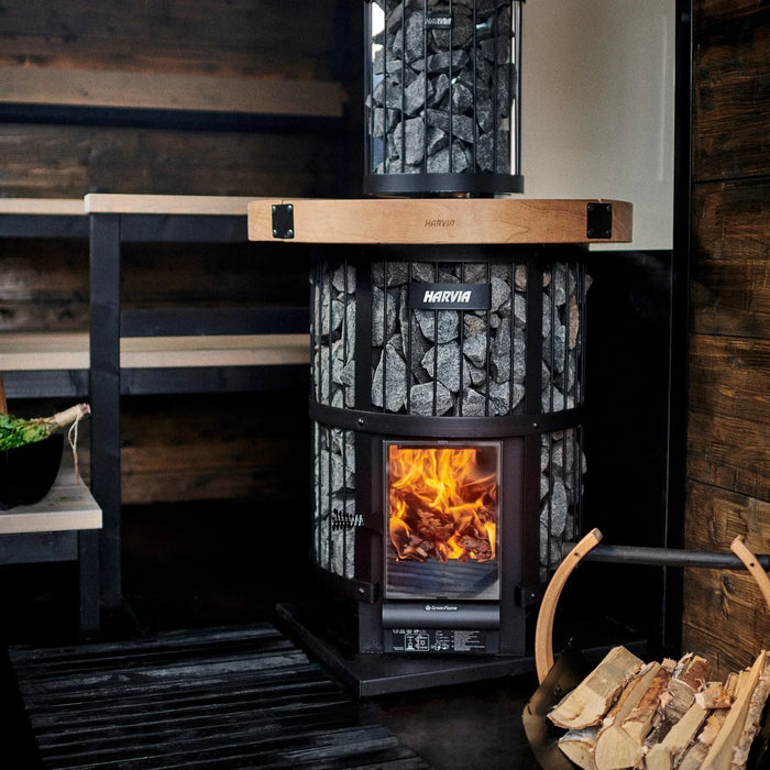Harvia Legend 240 GreenFlame Wood Burning Sauna Stove