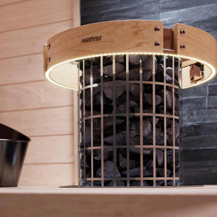 Harvia HPCU3L - Safety Railing w/ LED-Lighting for Cilindro Half Series 6/8kW Sauna Heaters