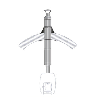 HUUM Barrel Sauna Chimney Kit - H3101
