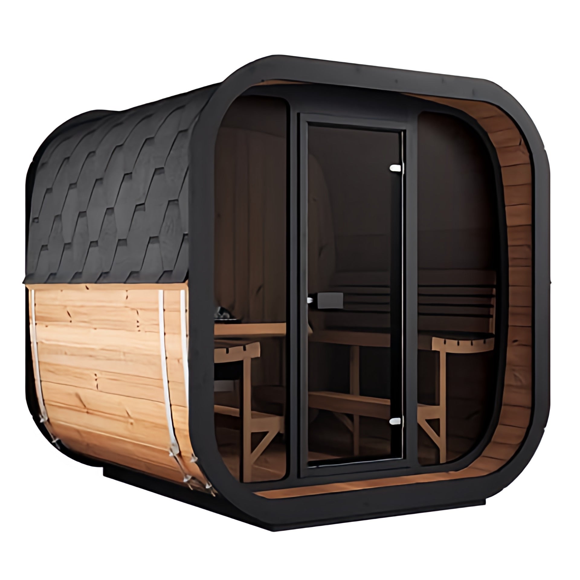 Cube Series Model CL7G Outdoor Sauna