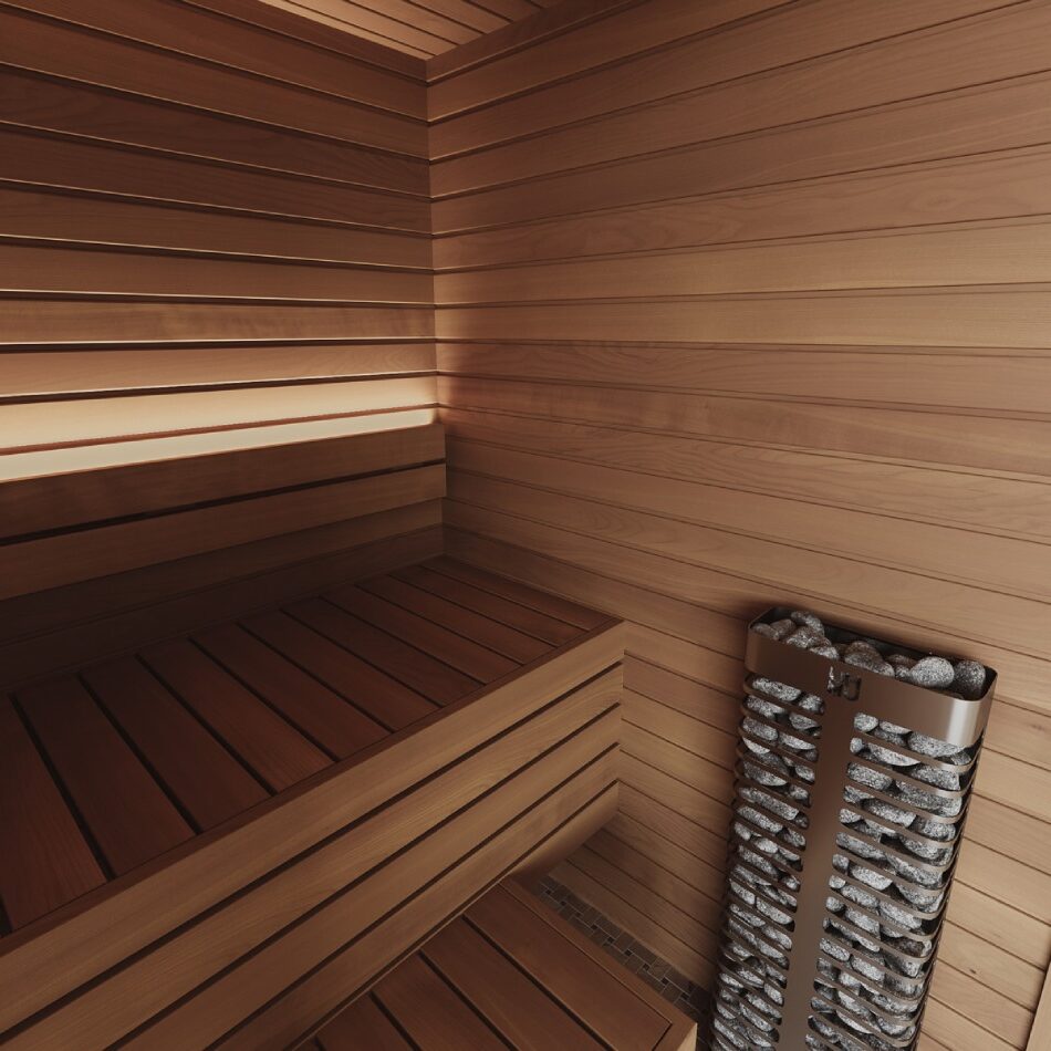 Auroom Cala Glass Cabin Sauna Kit