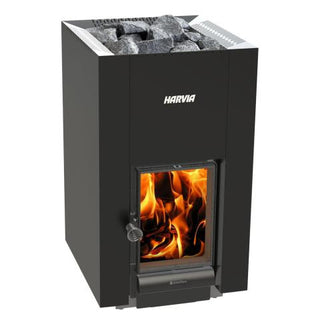 Harvia Linear 22 GreenFlame Wood Sauna Stove