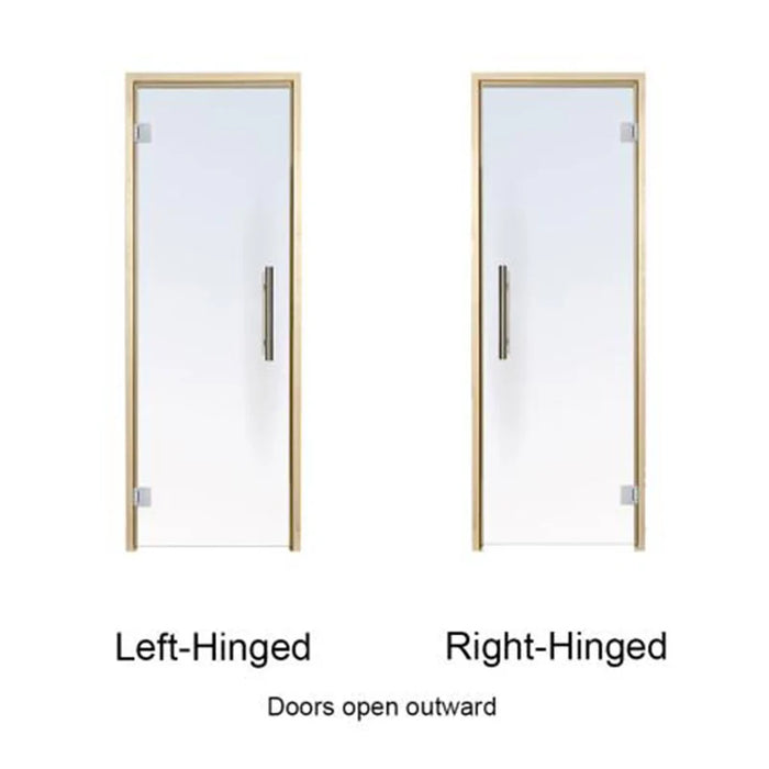 Aspen Frame Clear Glass Sauna Door 36X81