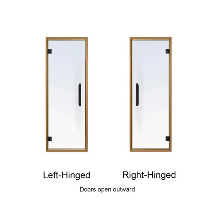 Aspen Frame Clear Glass Sauna Door 24X73