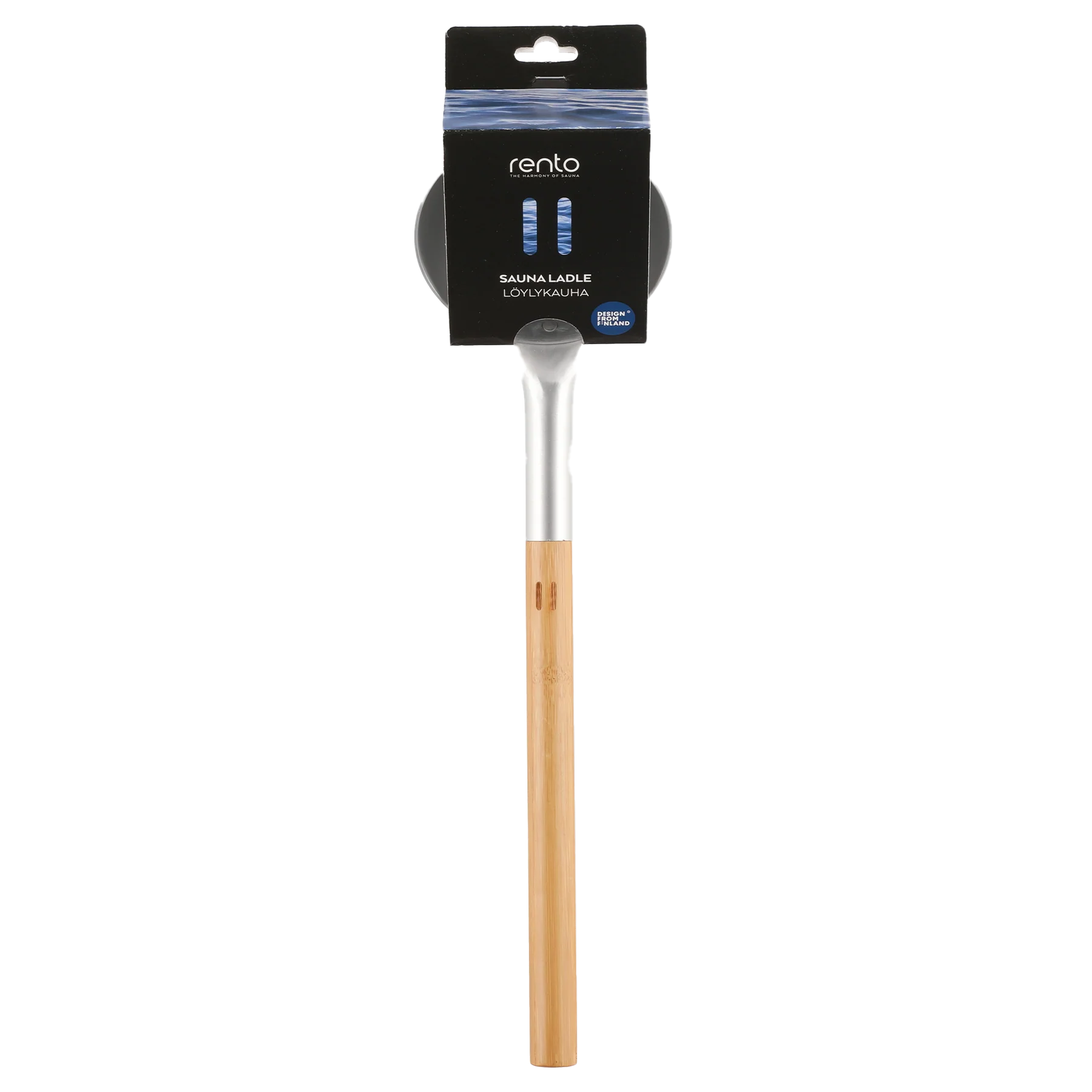 Rento Aluminum Bamboo Sauna Ladle