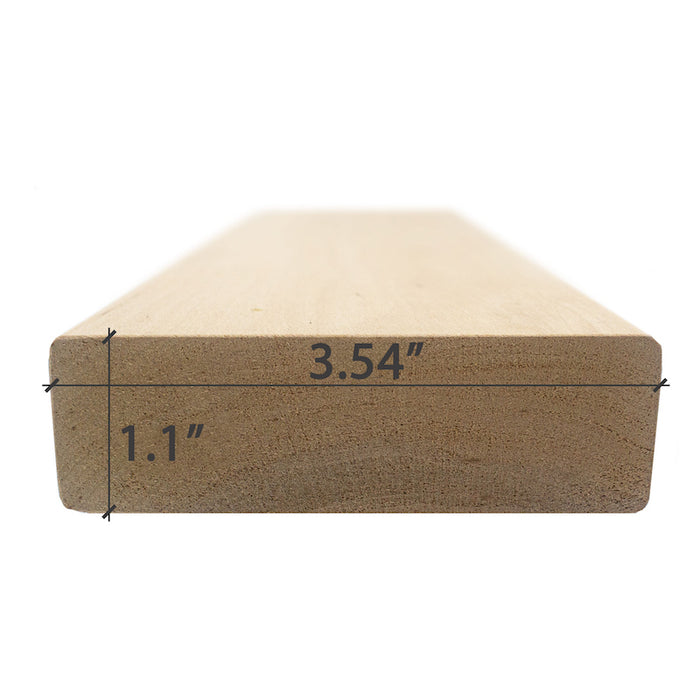 Premium Alder 2X4 S4SEE SHP Bench Material