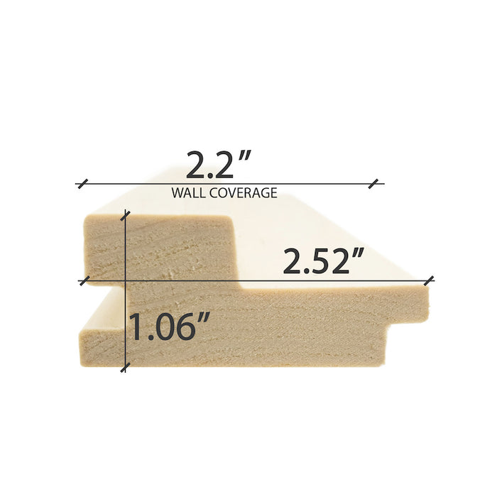 Premium Aspen Grace 2X3 T&G Wall Cladding