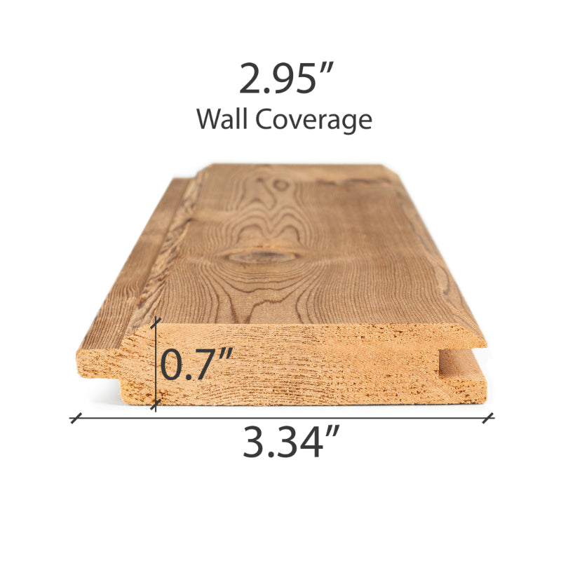 Premium Cedar 1×4 STK T&G Sauna Wall Cladding