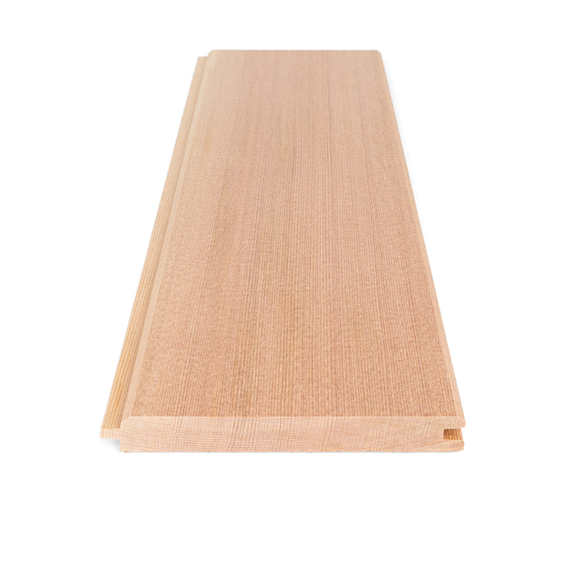 Clear Cedar 1X4 VG T&G V2E Sauna Wall Cladding