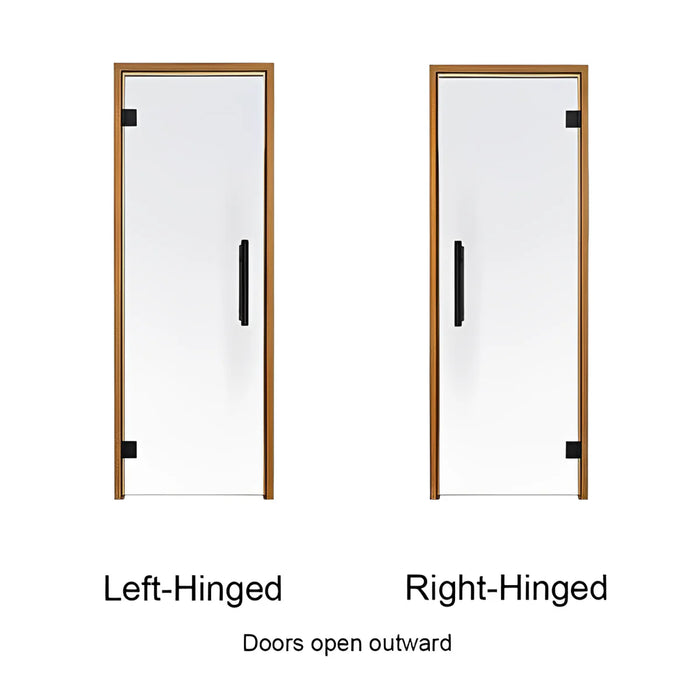 Thermo-Aspen Frame Clear Glass Sauna Door 24X81