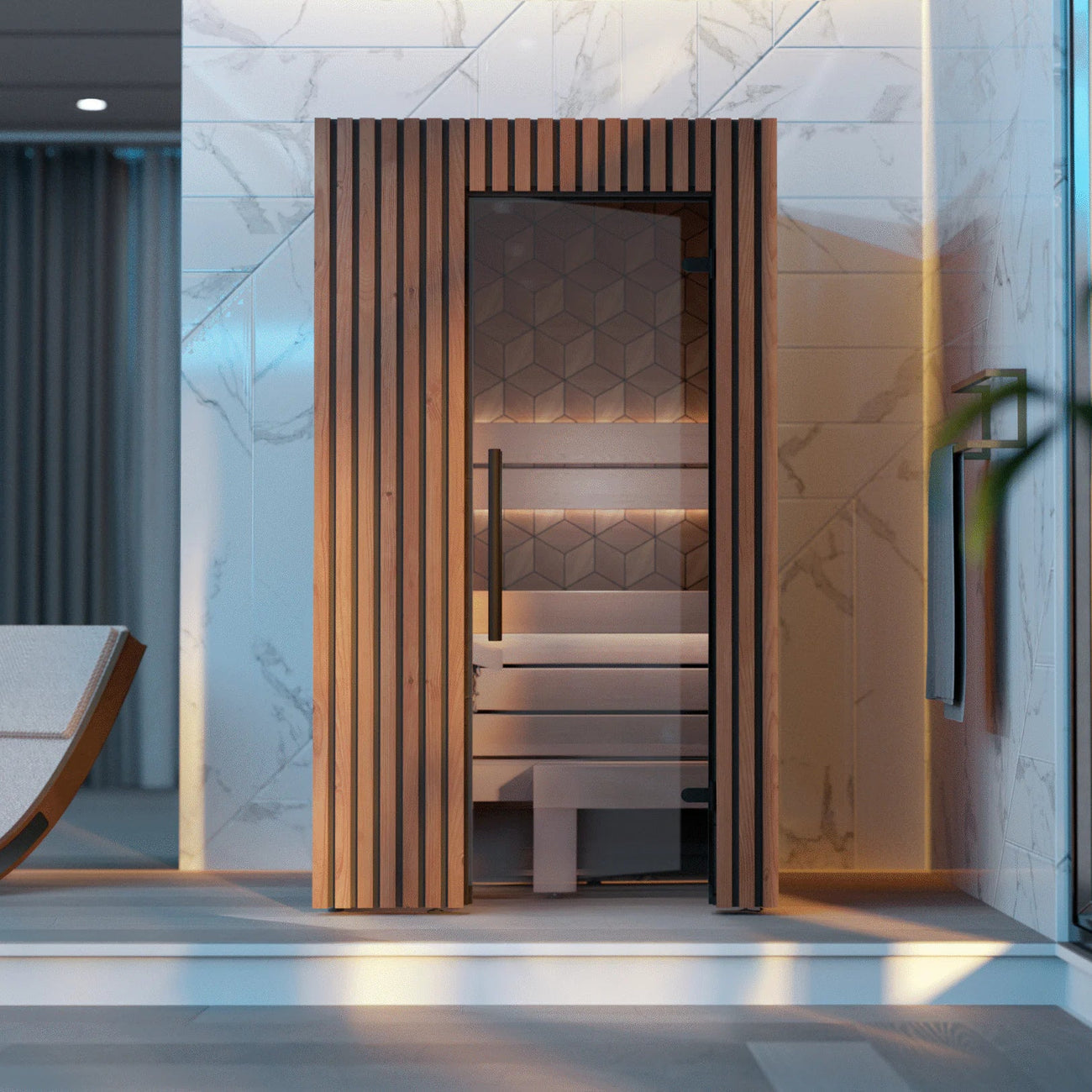 Leil® Como 1-120 1 Person Indoor Sauna Kit