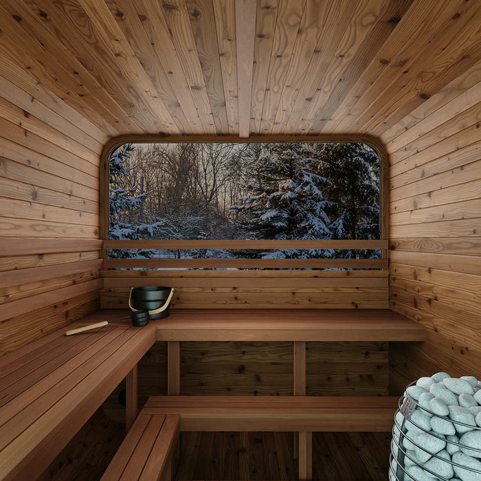 Thermory NO 40 Square Sauna Kit With Window