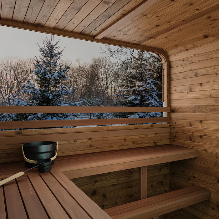 Thermory NO 40 Square Sauna Kit With Window