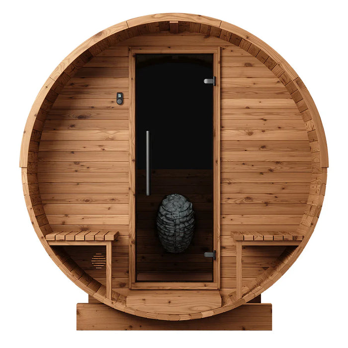 Thermory NO 60 DIY Barrel Sauna Kit With Window & Porch