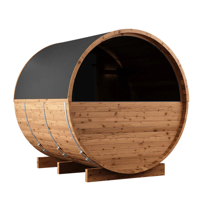 Thermory NO 60 DIY Barrel Sauna Kit With Window & Porch