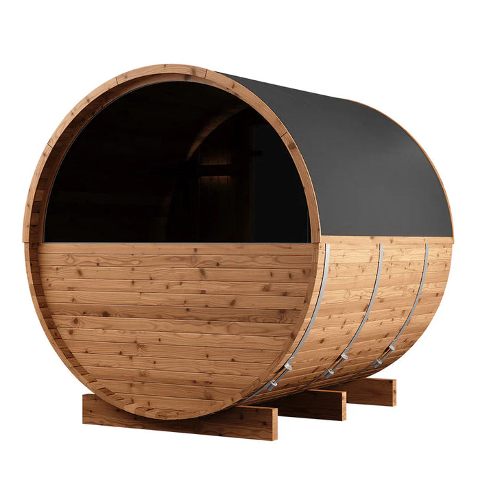 Thermory NO 60 DIY Barrel Sauna Kit With Window & Porch