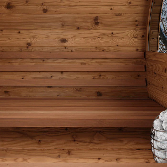 Thermory NO 60 DIY Barrel Sauna Kit With Window & Porch