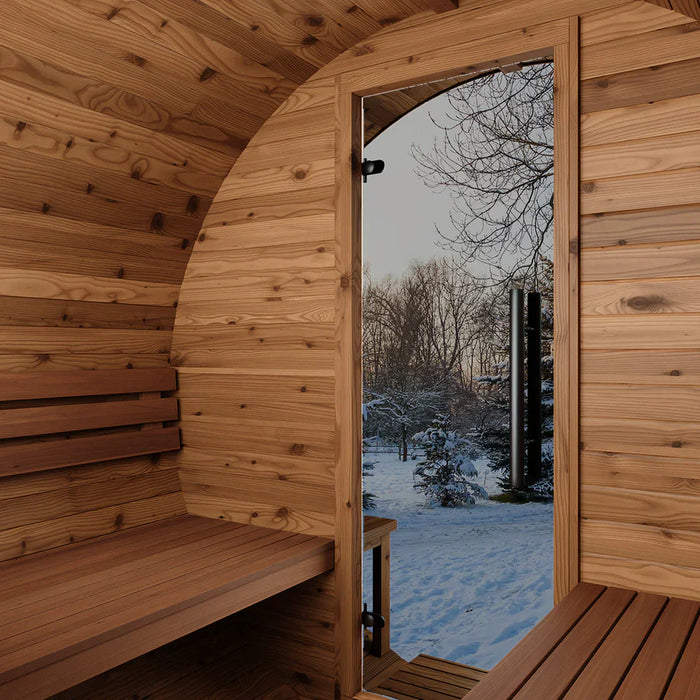 Thermory NO 60 DIY Barrel Sauna Kit With Window & Porch