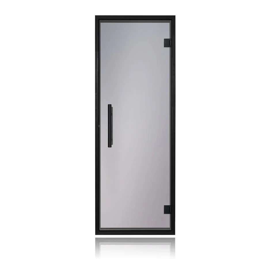 Black Alder Frame Tinted Glass Sauna Door 24X73