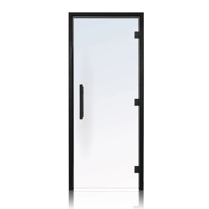 Black Alder Frame Clear Glass Sauna Door 36X81