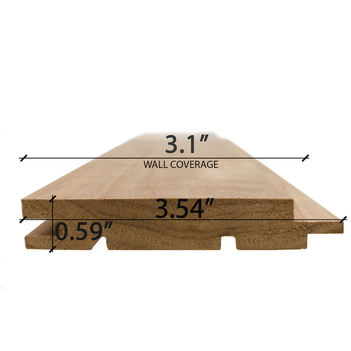 Premium Thermo-Aspen 1X4 T&G STS4 Wall Cladding