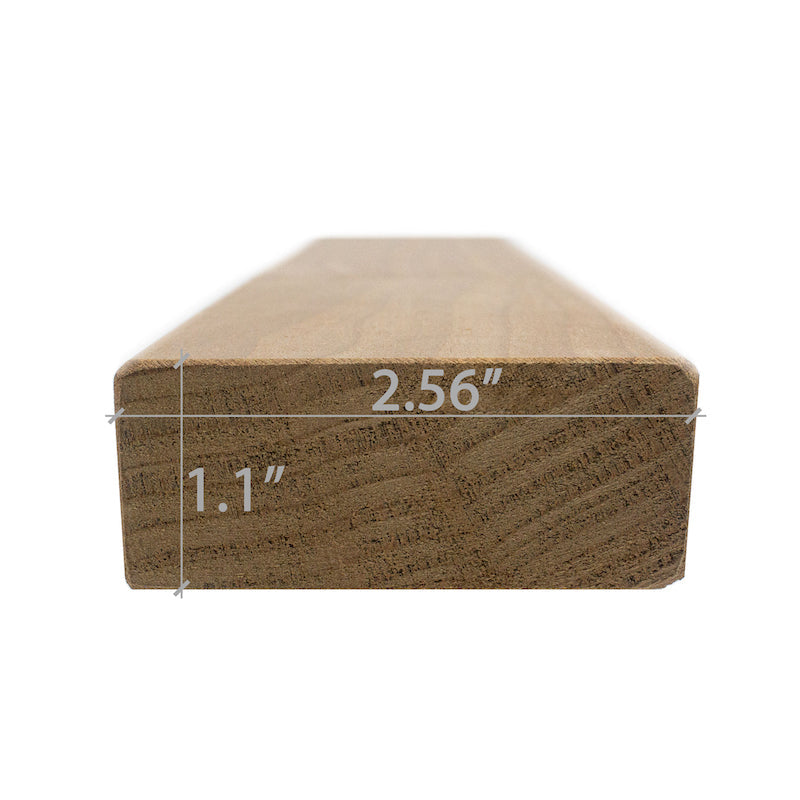 Premium Thermo-Aspen 2x3 S4SEE SHP Sauna Bench Material