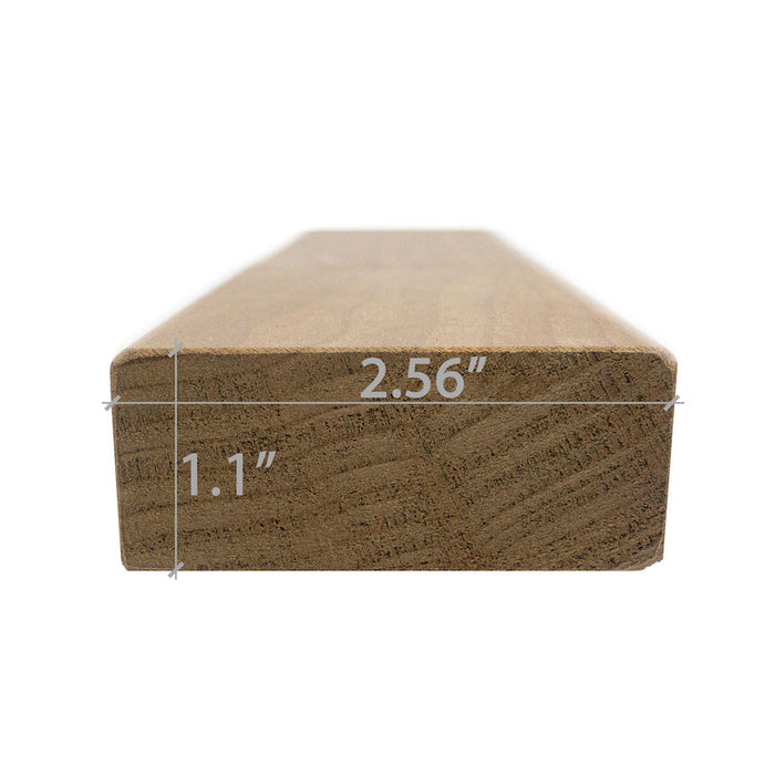 Premium Thermo-Aspen 2x3 S4SEE SHP Sauna Bench Material
